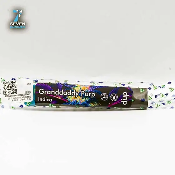 Packaged granddaddy purple indica